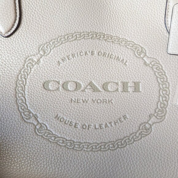 Gallery Tote Bag With Coach Heritage PLUS Matching Snap Wallet - Picture 5 of 14